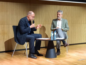 Photo 1: Philippe Crignon ( left) and Andreas Follesdal (right) 